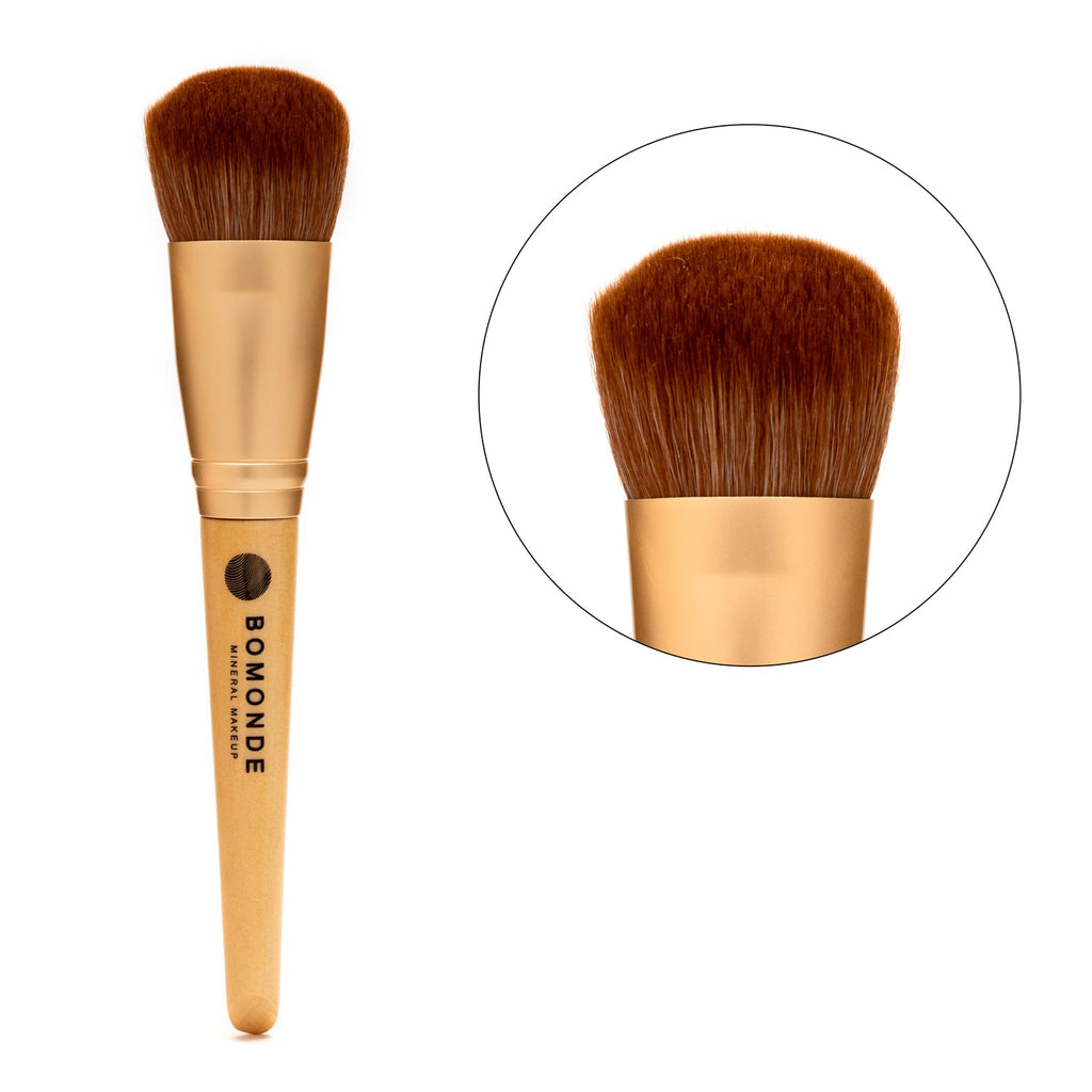 Vegan 9-Piece Makeup Brush Set | Complete Eco-Luxury Collection in Hessian Bag