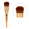 Vegan Large Powder Makeup Brush | Flawless All-Over Setting in Eco Hessian Bag
