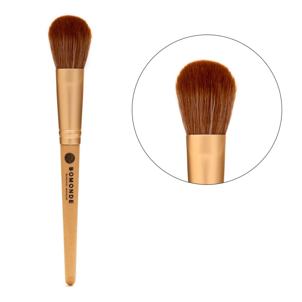 Vegan 9-Piece Makeup Brush Set | Complete Eco-Luxury Collection in Hessian Bag