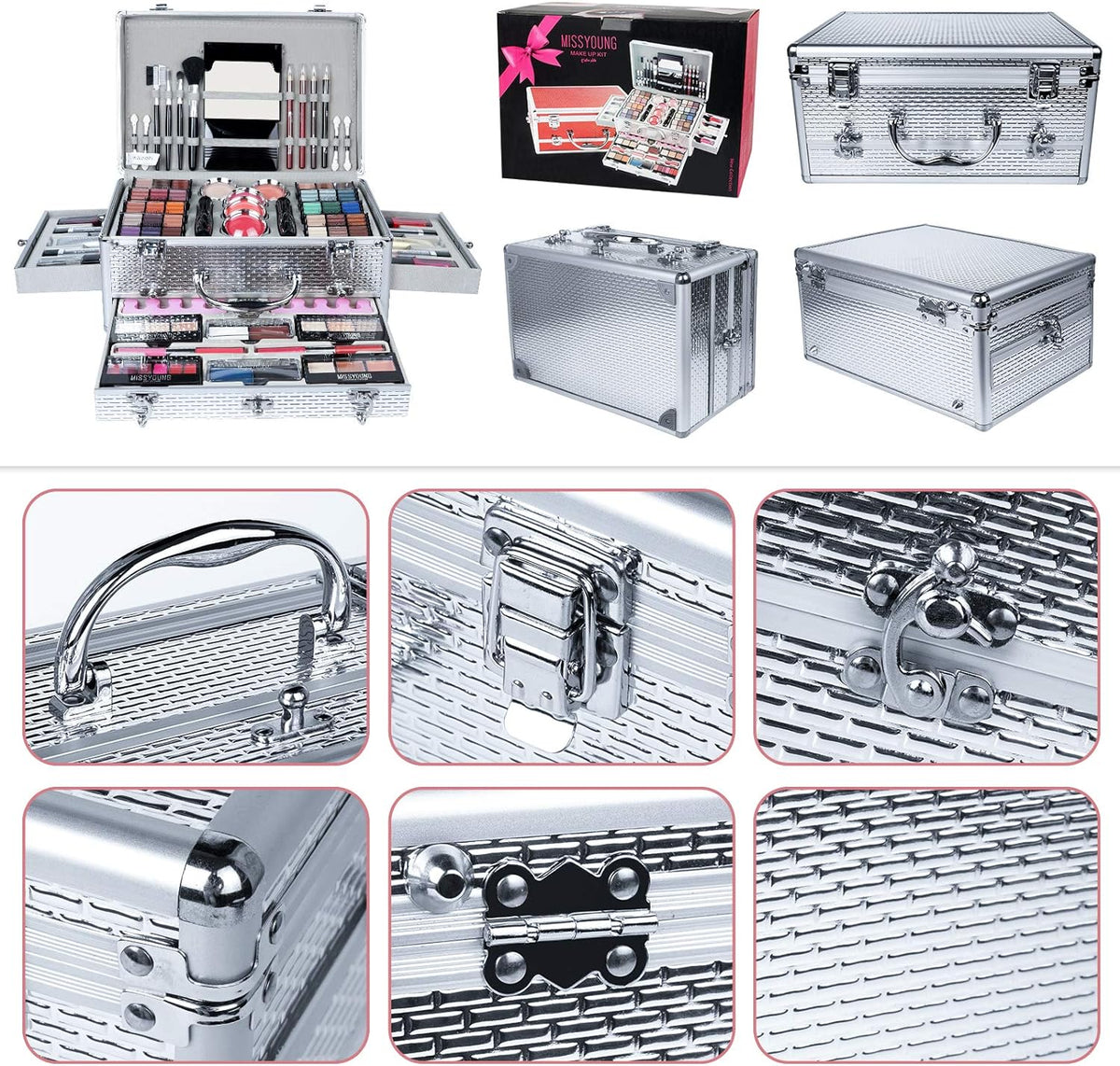 All in One Makeup Kit, Xmas Full Makeup Gift Set for Women Girls