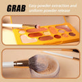 Professional Makeup Brush Set (12 Pieces) with Pearl Finish Handles - Ergonomic Design for Effortless Application, Complete Travel Makeup Brush Collection with Case